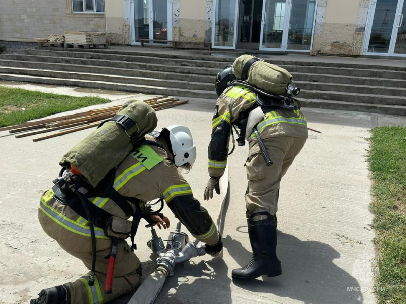 Условное возгорание удалось ликвидировать в Тарумовской мечети