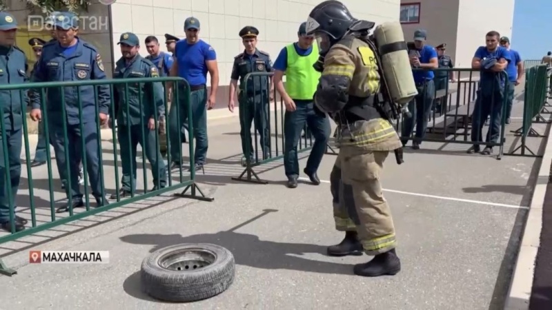 РГВК "Дагестан": Лучшего пожарного определили в Дагестане