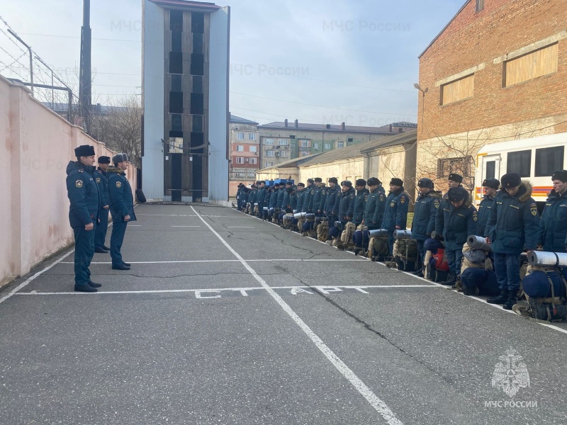 В Республике Дагестан прошли тактико-специальные учения по ликвидации последствий ДТП